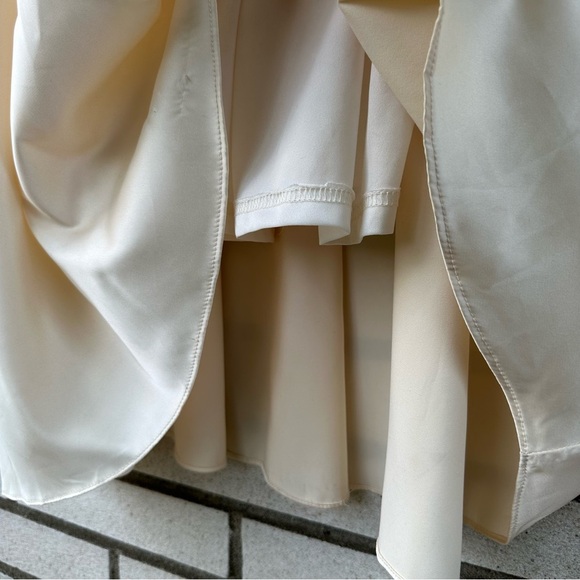 NWT Baltic Born Poppy Satin Midi Dress Cream Ivory - Picture 7 of 14